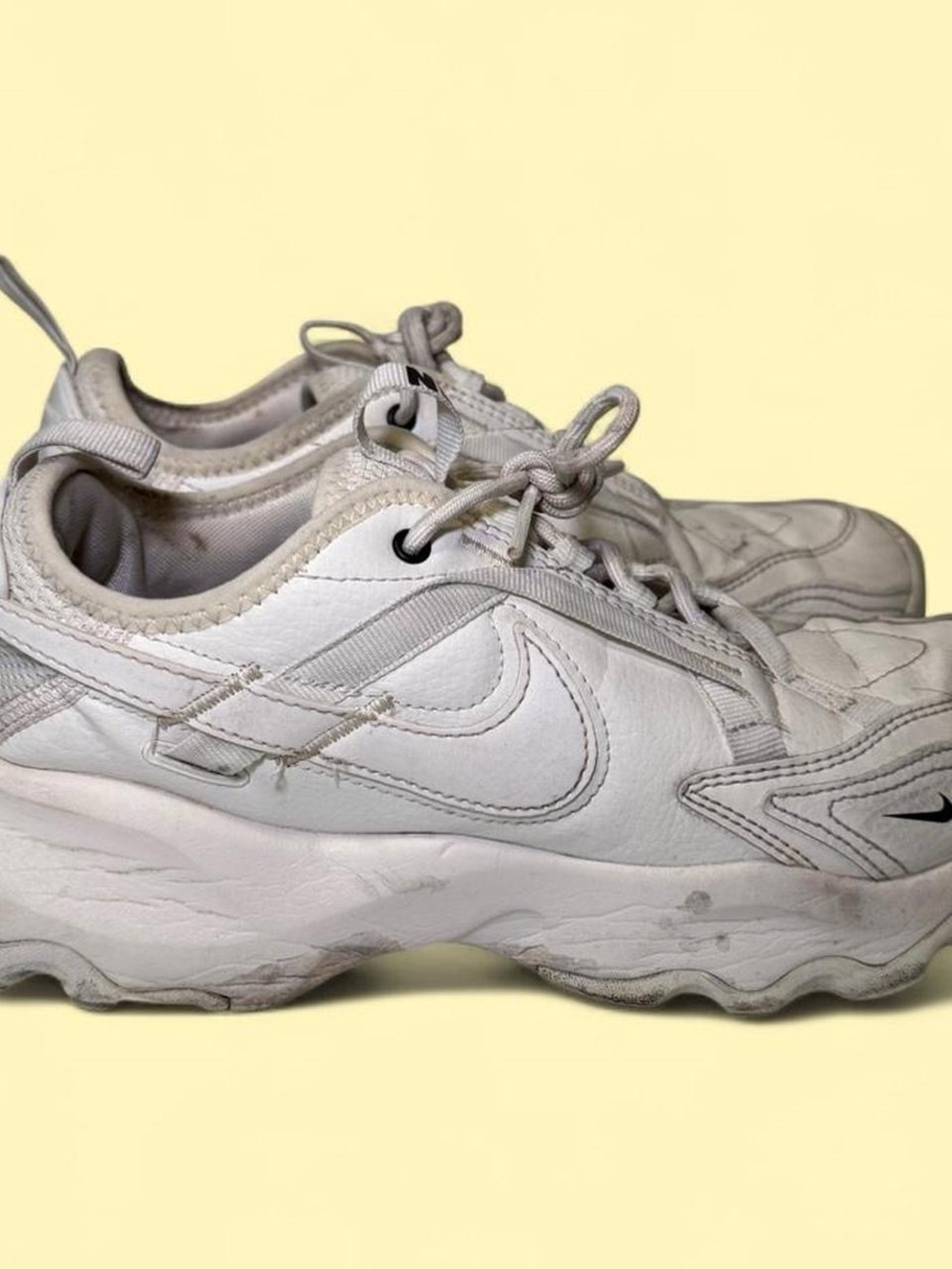 Nike Women's White Low-Profile Leather Sneakers